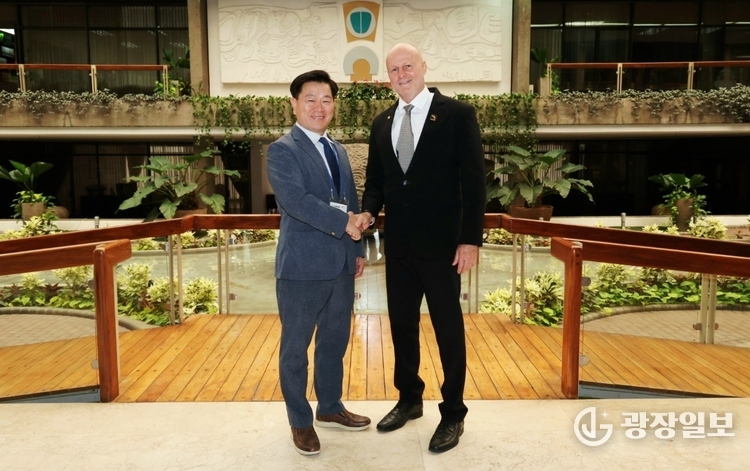 박승원 광명시장, 코스타리카 제1부통령 만나 지속가능발전 위한 협력 제안