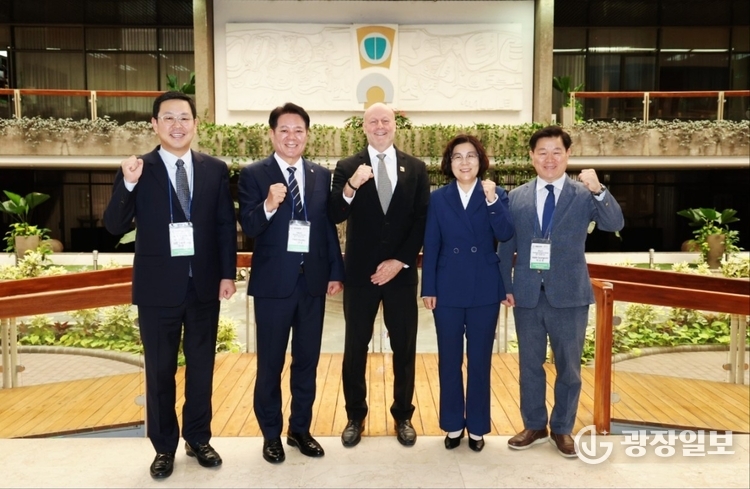 박승원 광명시장, 코스타리카 제1부통령 만나 지속가능발전 위한 협력 제안