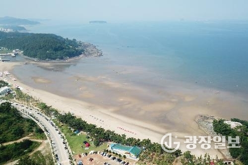 변산해수욕장 전경