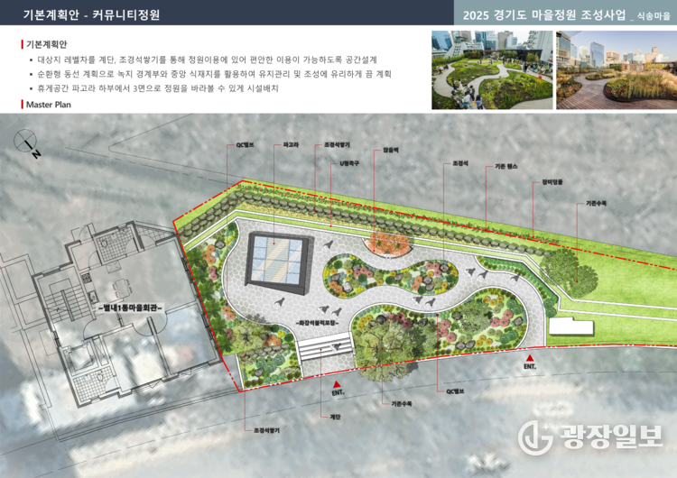 남양주시, 정원문화도시 본격 시동…9월 ‘2025 남양주정원문화박람회’ 개최(사진2, 별내 식송마을정원)