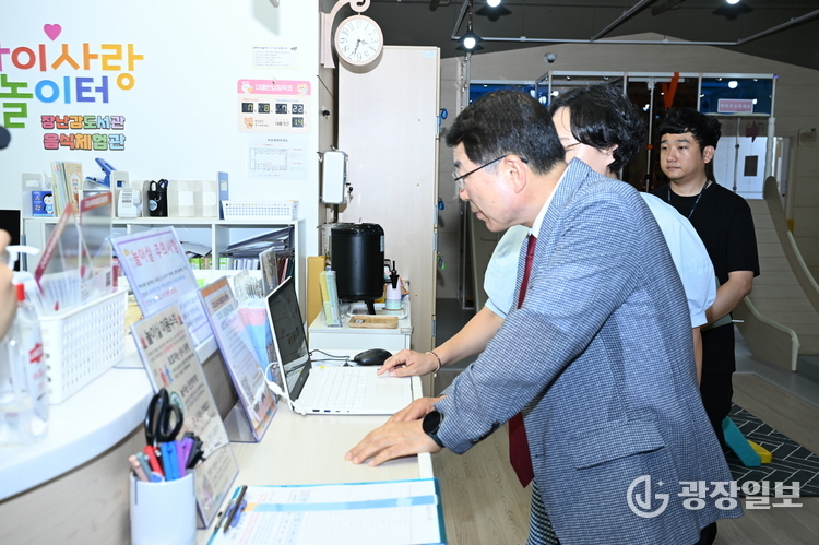 백경현 구리시장 민선8기 공약사업 완료현장 3차 점검 실시