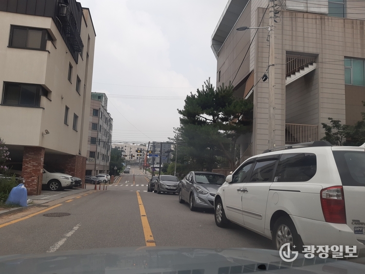진안동 불법주차 현장사진