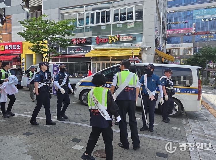 양주시, 불법광고물정비 관경합동 캠페인 실시