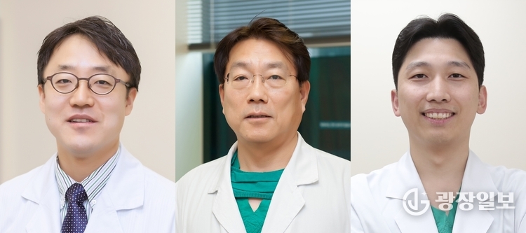 (왼쪽부터) 서울아산병원 심장내과 박덕우·박승정·강도윤 교수