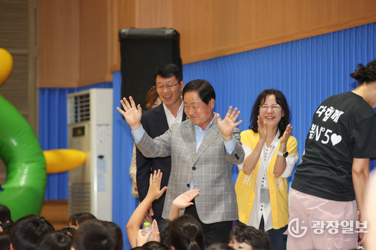 주광덕 남양주시장, 초등돌봄 아동과 함께한 ‘건강한 하루