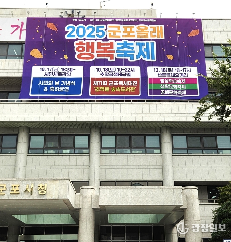 군포시청사 전경