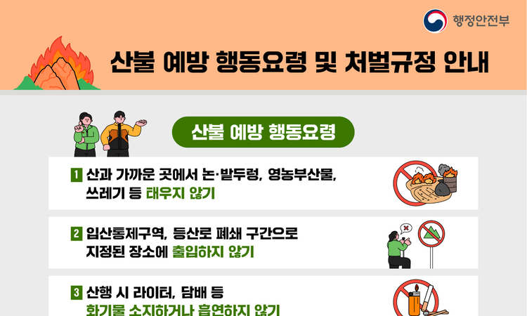 구리시, 가을철 산불방지 종합대책 본부 운영