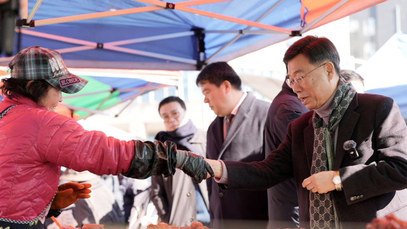 신상진 성남시장, 설 앞두고 전통시장 현장 점검