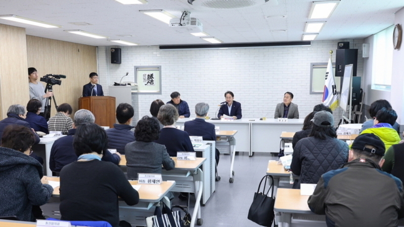 이동환 시장, 정발산동·성사1동 통장회의 참석…주민 의견 청취
