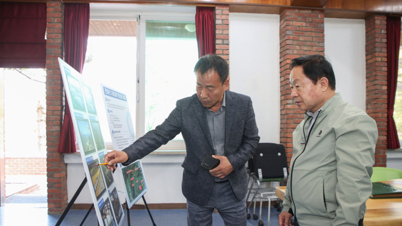 남양주시, 동부장애인복지관 건립 부지·천마산 명소화 사업 점검