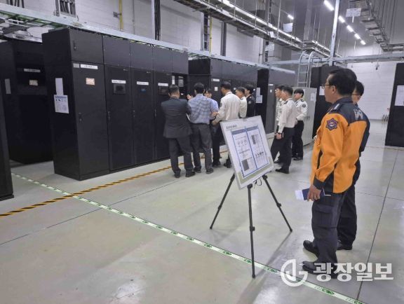 나주소방서, 데이터센터 및 ESS 화재 예방 위한 현장점검 실시