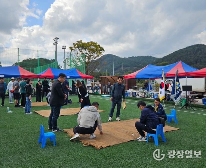 5개면 청년회 윷놀이 경기