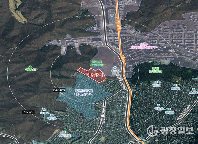 위치도(성북구 성북동 226-103번지 일대)