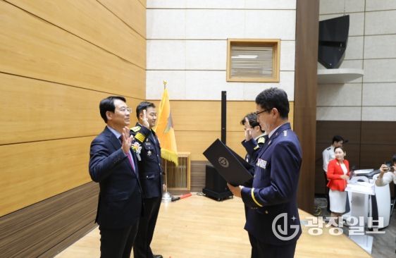 강진소방서, 제63주년 ‘소방의 날’ 기념식 개최