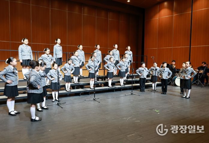 금산인삼골합창단, 금산소년소녀합창단 공연모습