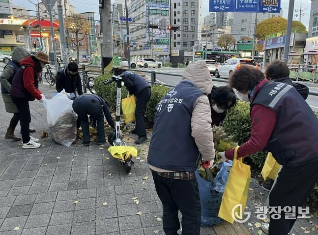 수원시 팔달구 지동, 겨울철 재난 대비 환경정비 활동 실시