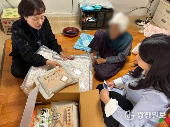 장흥군, 복지 사각지대 저소득층에 따뜻한 손길 전달