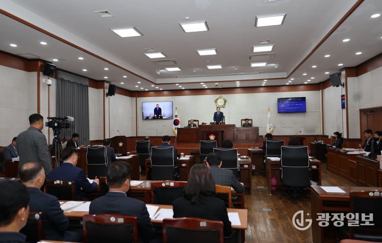 장흥군의회, 제303회 제2차 정례회 개회