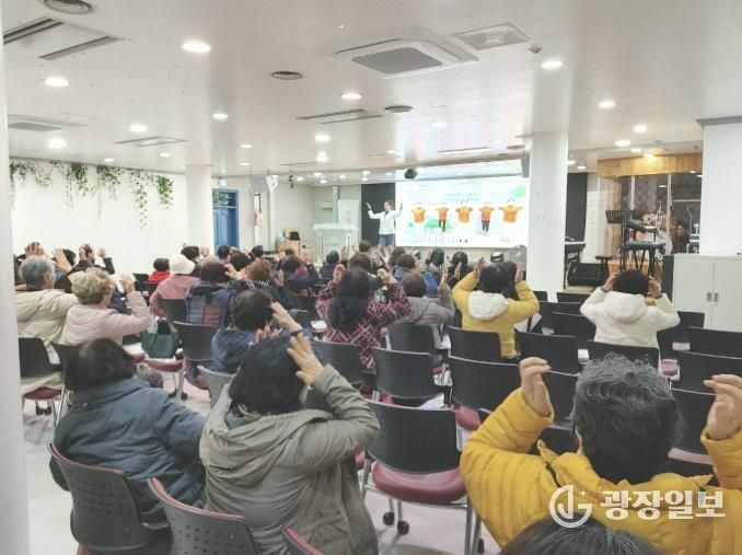 동두천시 치매안심센터, 동성교회 어르신 대상 ‘치매인식개선’ 교육 실시