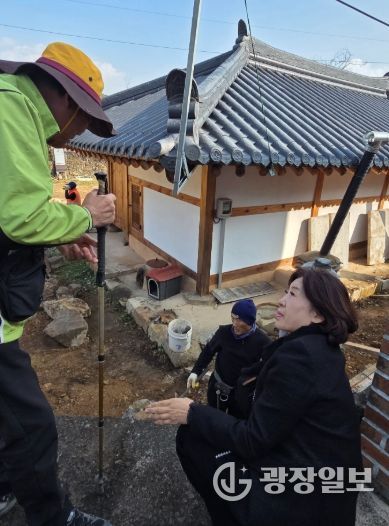 김향숙 의원, 제정구 선생 생가 부지 정비 현장 점검