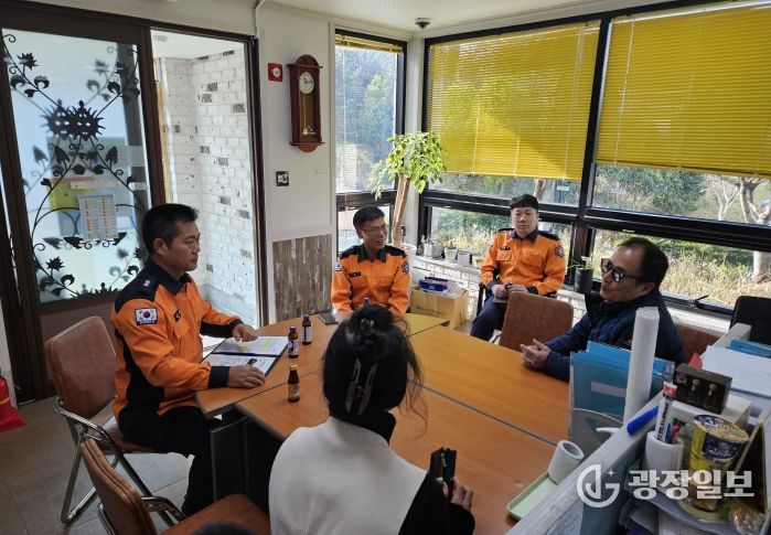 해남소방서, 피난약자시설 관서장 현장지도 방문