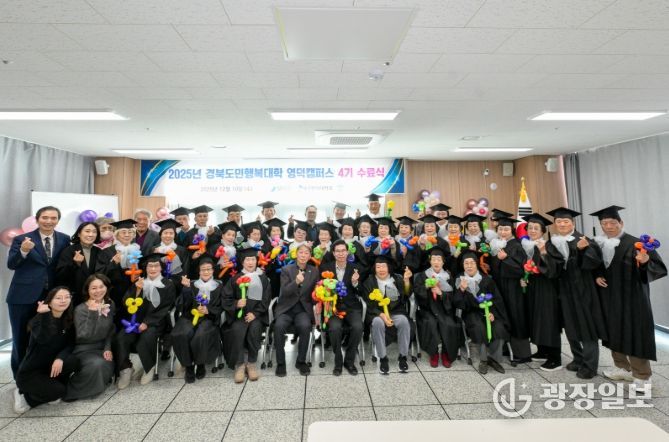 2025년 경북도민행복대학 영덕군캠퍼스 학위수여식.
