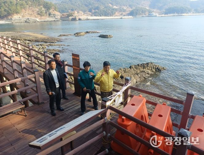 고성공룡박물관 리모델링 사업 및 남부권 광역관광개발사업 현장 점검