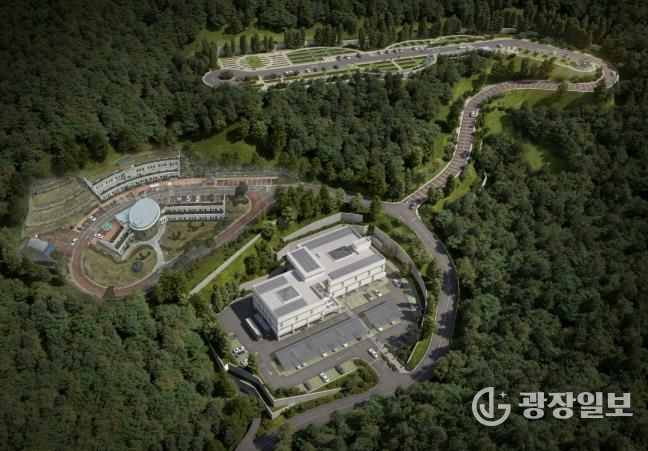 아산시 공설장사시설 조감도(봉안당·자연장지)