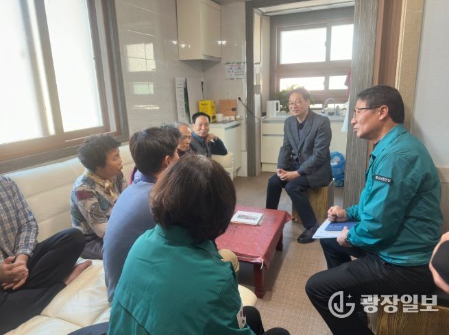 상능마을이재민위문품전달