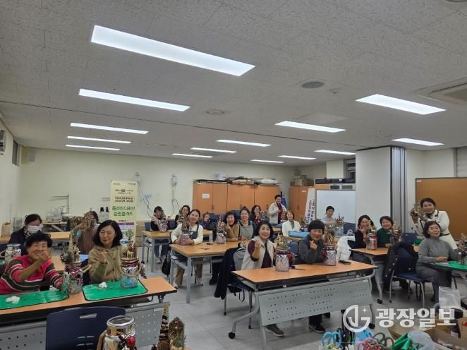 고령군, '플라워 디자인 실천 클래스' 로 평생학습 기회 확대