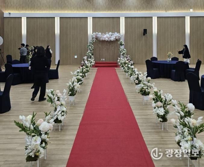 화성특례시 공공예식장 버진로드 사진