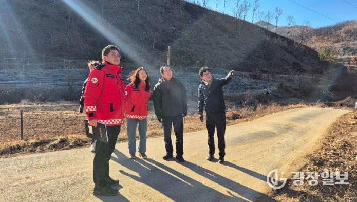 산불피해지 위험목 제거사업 특별안전점검 추진