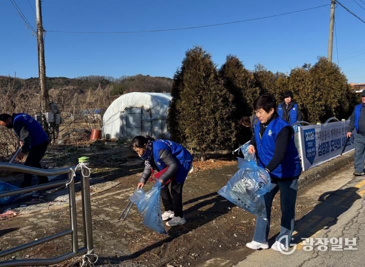 홍성군 금마면 바르게살기운동위원회, 연말연시 환경 정화
