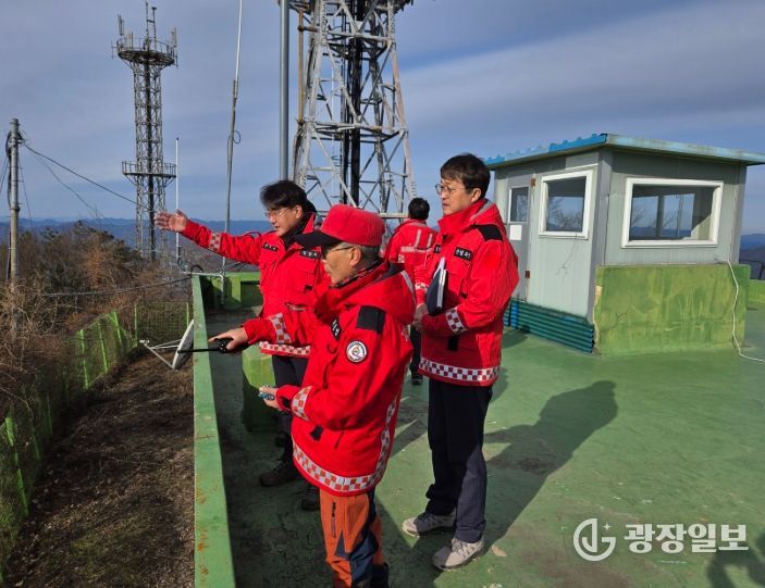 밀양시, 새해맞이 산불 감시초소 격려 방문