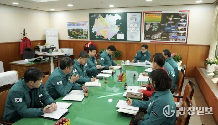 봉화군, 겨울철 한파대비 분야별 점검회의 가져