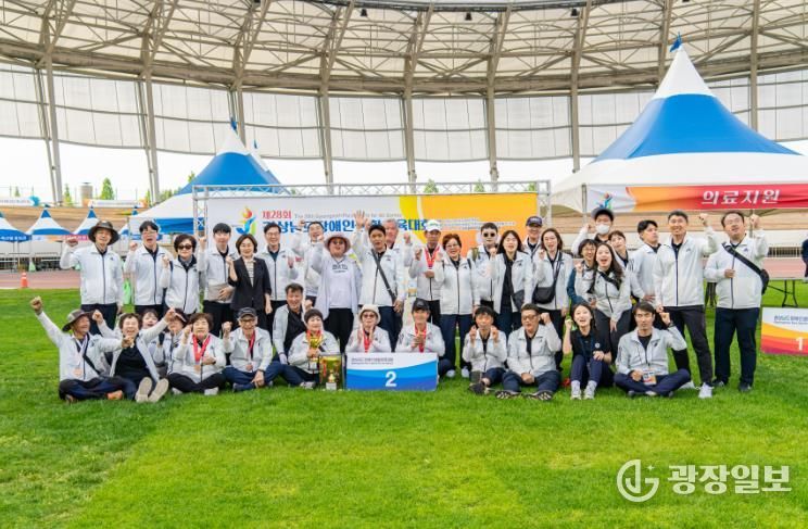 장애인체육회 무료 교실 참가자 모집 = 제28회 경상남도장애인생활체육대회 시군통합 종합 2위