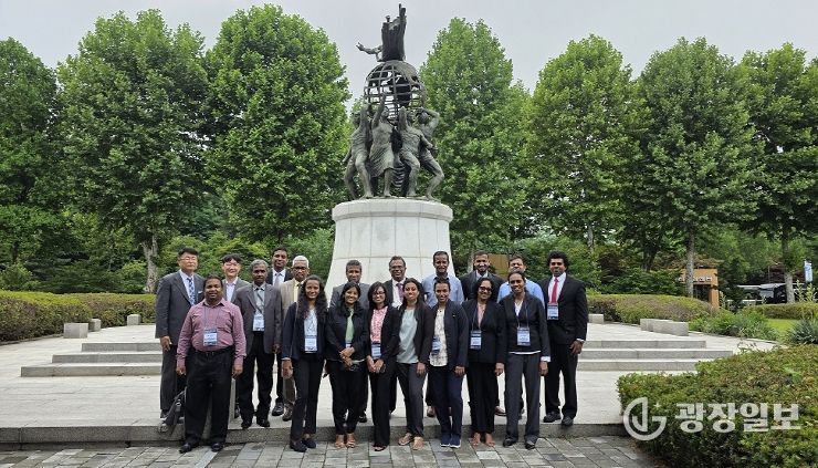 2025년 한전 인재개발원 신흥국 대상 전력분야 교육 모습