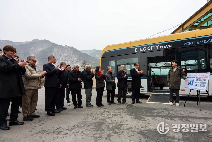 교통복지 정책 발표(김진태 도지사 - 인제버스터미널)