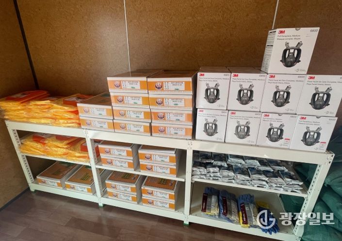 남동구, 화학사고 대응체계 구축 추진(화학사고방재장비함)