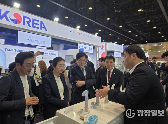 강원 의료기기, 두바이 현장