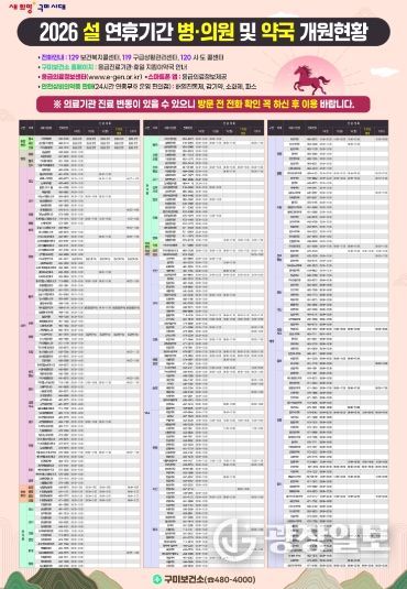 2026년 설 연휴 포스터