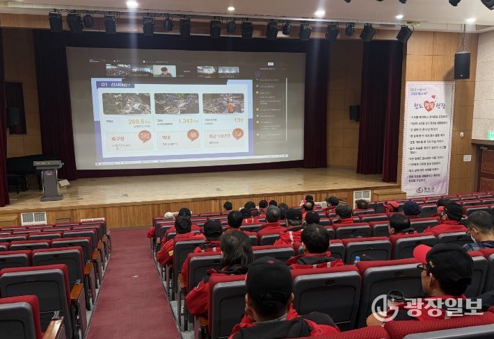 청도군, 설 명절 산불예방캠페인 실시(청소년수련관)