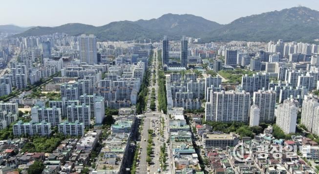 안양 평촌신도시 전경