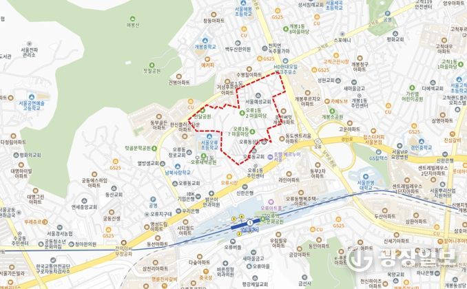 2026년 제1차 주택재개발 후보지 선정구역(구로구 개봉동 66-15/대상지 구역계는 선정위원회 조건이행 및 신속통합기획 등 계획수립 과정에서 변경될 수 있음)