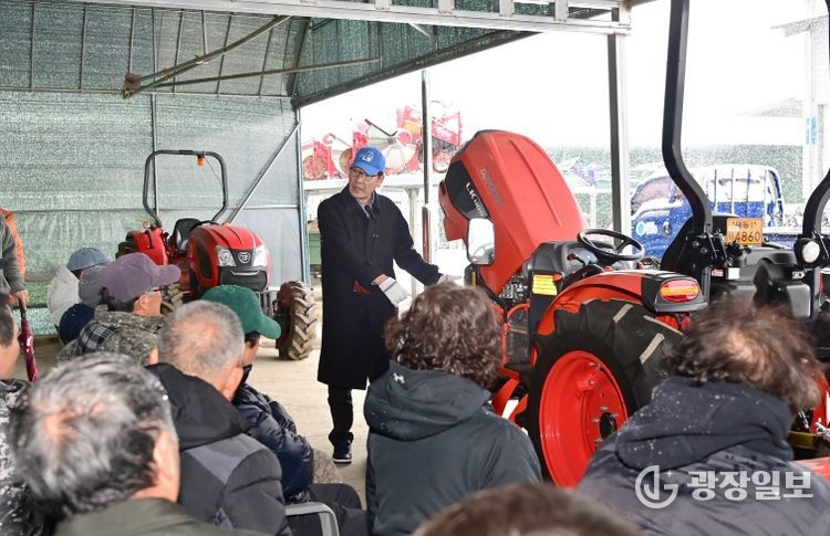 청송군, 임대농기계 교육으로 안전영농 기반 다진다