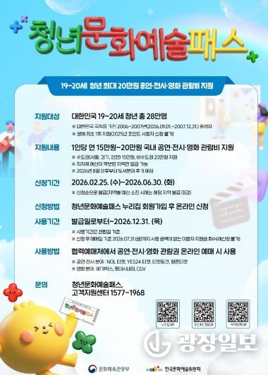청년 문화예술패스 지원