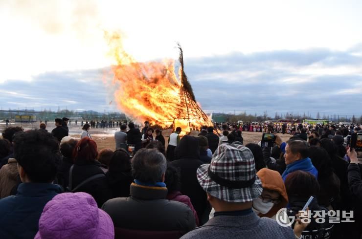 사상전통달집놀이2026.3.3 (달집태우기)