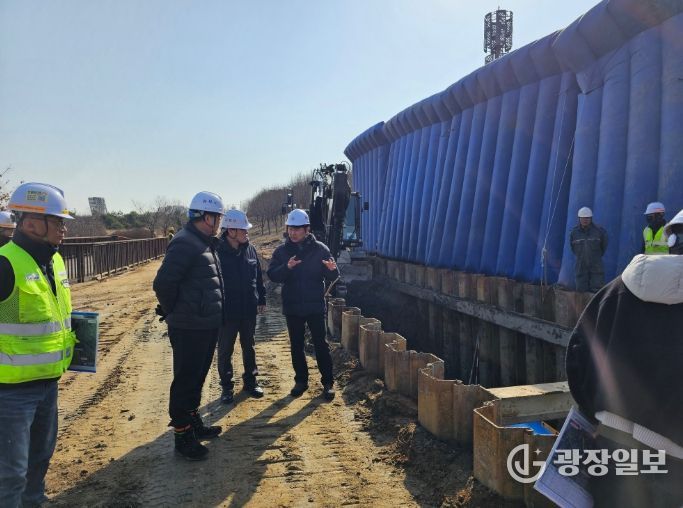 생태공원 점검 모습