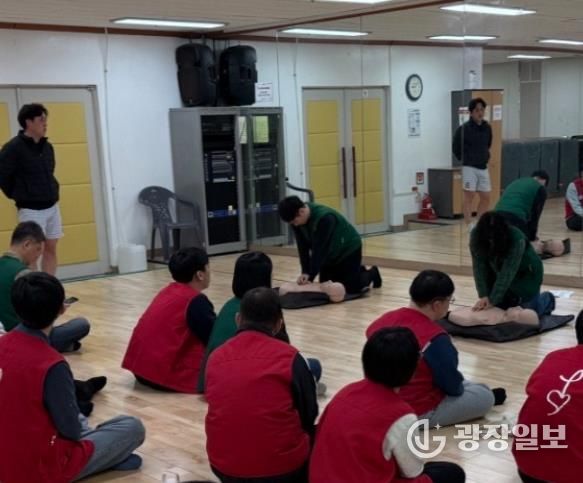 동부스포츠센터 발달장애인 대상 심폐소생술(CPR) 교육