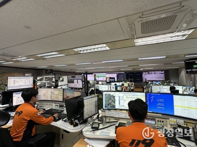 전북특별자치도소방본부 119 상황실